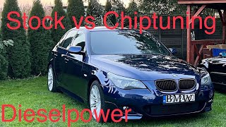 BMW E60 530d 235KM stage 1 chiptuning 0100 [upl. by Ekralc]