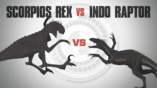 Scorpios Rex vs Indo Raptor  Battle FACEOFF  InDepth Analysis [upl. by Norabel711]