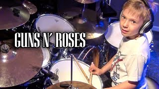 Paradise City 6 year old Drummer Guns N Roses [upl. by Norean248]