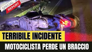 Incidente shock sul viadotto Morandi amputazione e moto distrutta [upl. by Endaira605]