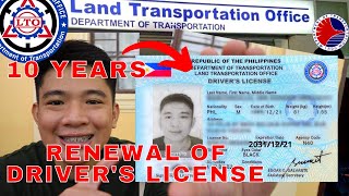 LTO RENEWAL OF DRIVERS LICENSE  REQUIREMENTS PROCESS FEES  10 YRS VALIDITY  Wander J [upl. by Carolan292]