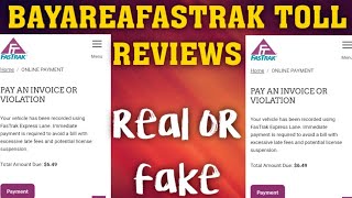 bayareafastrak text reviews  bayareafastraktollservices com legit or scam review [upl. by Aanas]