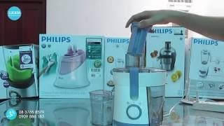 Máy ép trái cây Philips HR1811  Philips Viva Collection Juicer Review and Unboxing [upl. by Ventre376]