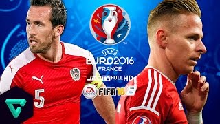 Austria vs Hungary  UEFA Euro 2016 Simulation  FIFA 16 [upl. by Roseanne]