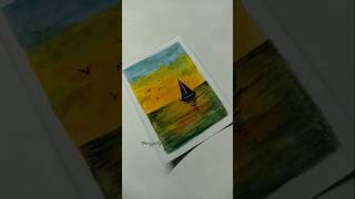 painting landscape minipainting art viralvideo shorts [upl. by Tace]