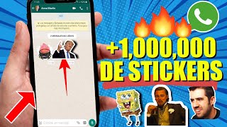 COMO TENER LOS MEJORES STICKERS PARA WHATSAPP 2021😍🔥 100000 STICKERS ACTUALIZADOS CON MOVIMIENTO [upl. by Ailed]