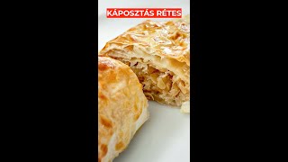 Káposztás rétes elkészítése [upl. by Jarita]