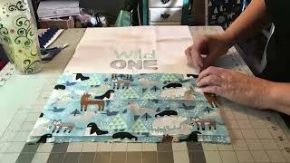 Designs by JuJu Burp Cloth Tutorial [upl. by Nedyah]