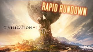 CIVILIZATION 6  Rapid Rundown Review [upl. by Dryfoos]