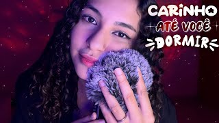 ASMR  TE DANDO CARINHO ATÉ VOCÊ DORMIR – toques na tela sons de boca e mic fluffly ☁️💤 [upl. by Paxon]