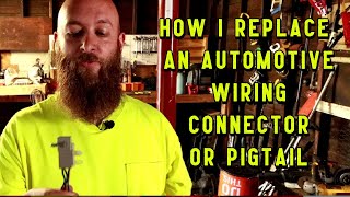 How to Replace Automotive Pigtails and Repair Broken Wiring in Your Car or Truck by GettinJunkDone [upl. by Akinam]