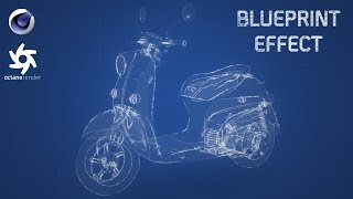 Blueprint render style C4DOctane [upl. by Durrett]