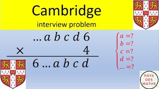 Test dentrée à Cambridge  un casse tête à résoudre [upl. by Kcinimod]