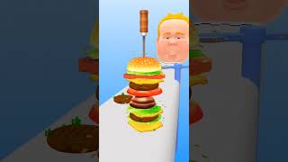 XXL sandwich 🍔level 2 make the extra large hugechese burger food foodie [upl. by Zena]