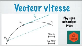 Vecteur vitesse et vitesse instantanée [upl. by Sosna734]