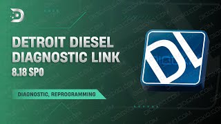 DETROIT DIESEL DIAGNOSTIC LINK 818 SP0  ACTIVATION 👨‍💻 [upl. by Oeram951]