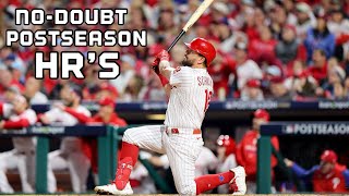 MLB  NoDoubt Postseason Home Runs [upl. by Nnek287]