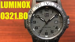 Luminox Leatherback Sea Turtle Blackout 44mm Watch 0321BO [upl. by Odragde]