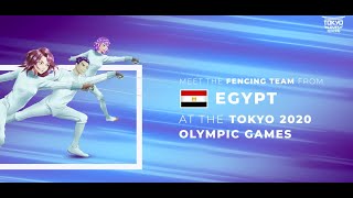 Team Egypt  Tokyo 2020  fencing [upl. by Trisa]