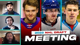 2022 NHL Draft Meeting  Top 64  March 2022 [upl. by Neal575]