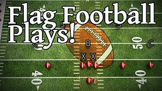 6 on 6 flag football plays how to video [upl. by Ramalahs]