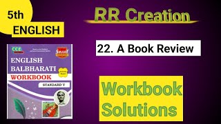 std 5th sub english 22A book review workbook Answer viralvideo rrcreations1310 answer [upl. by Renaud]