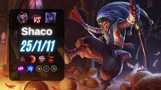 SHACO JUNGLE vs BELVETH  EUW LoL Challenger Patch 143 [upl. by Avid]