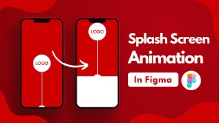 splash screen animation in figma  easy tutorial  animation shorts figma figmadesign viral [upl. by Manheim]