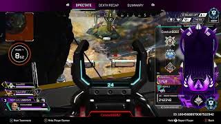 Apex legends Ranked on console  6 man team Crypto with 28k kills has no shame in cheating [upl. by Enom]