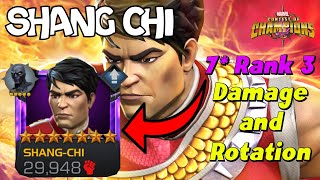 SHANG CHI  DAMAGE amp ROTATION SHOWCASE  7 RANK 3 [upl. by Alohs]