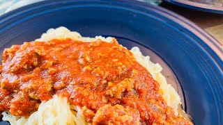 How to Make Shirataki Noodles In Simple Spaghetti Sauce [upl. by Grose]