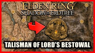 Talisman of Lords Bestowal Location  Elden Ring Shadow of the Erdtree [upl. by Ogawa247]