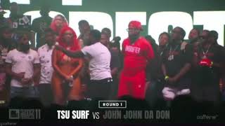 Tsu Surf vs John John Da DonGive His Daughter Kiss Bar🔥🔥🔥 [upl. by Dnaltruoc]