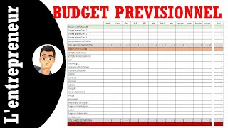 Faire un budget prévisionnel sur Excel [upl. by Gibbon]