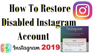 How to Get Back Disabled Instagram Account  UPDATED 100 Working [upl. by Nileuqaj]