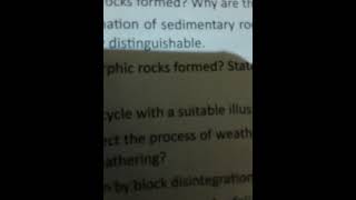 CL  7 Geography Ch  4 Weathering and Soil Formation QA amp Exercises Pg  46 amp 47 [upl. by Ytirev]