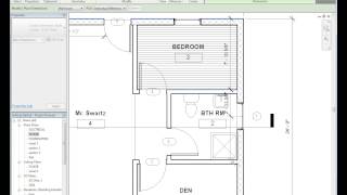 Revit tutorial Dimensioning floor plan [upl. by Akinek]