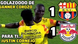 BARCELONA 1 VS BRAGANTINO 1  GOLAZOOO DE JANNER COROZO RELATO EMOCIONANTE PARA TI JUSTIN CORNEJO [upl. by Nhar]