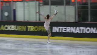 Marina Nikolova  Free Dance  Solo Ice Dance  Junior  Blackburn Trophy 2024 [upl. by Yrred123]