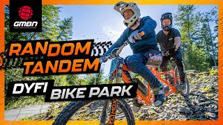 Riding The Hardest Bike Park In The UK On The Random Tandem [upl. by Lerner]