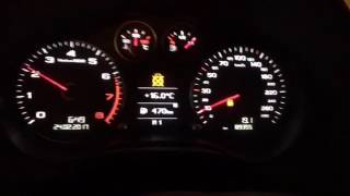 Audi A3 8P 18tfsi stage 2 acceleration 0100 [upl. by Kingsley]