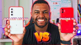 IPHONE 11 VS GALAXY A54 5G [upl. by Gibb]