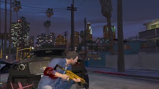 GTA 5 LSPD Vs Michael 720p Vespucci Canals Vespucci Los Santos [upl. by Yaya]