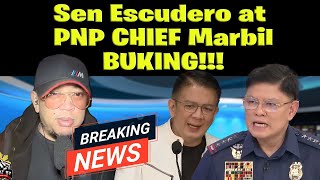 Sen Escudero at PNP CHIEF Marbil BUKING [upl. by Narret]