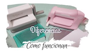 Sizzix Sidekick Vs Mini Evolution Rosa WRMK Comparativa๑◔‿◔๑ [upl. by Schaab]