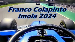 FRANCO COLAPINTO 🏁 IMOLA 2024  🏁 imola f1 WILLIAMS [upl. by Aiyn]