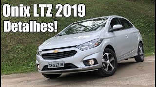 Chevrolet Onix 2019 LTZ em detalhes  Falando de Carro [upl. by Nettie]