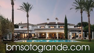 Sotogrande Property  Exclusive stunning luxury Villa in Sotogrande Costa  bmsotogrande [upl. by Plumbo]