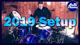 My 2019 Electronic Drum Setup Basement Tour Part 1 [upl. by Etnahs]