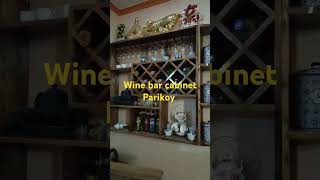 Wine bar cabinet woodworking solidwoodcabinets [upl. by Ssenav]